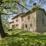 External view of Sansepolcro Tuscany Italy farmhouse