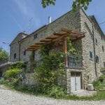 Rural property with great views near to Caprese Michelangelo in Tuscany. Adaptable, 3 plus bedrooms, restored stone semi detached house with garden. Priced to sell.