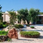 Seaview villa with trullo, guesthouse, garden, pool and olive grove