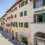 Street view of Townhouse home in Sansepolcro Tuscany