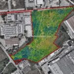 Aerial view of Perugia land for sale