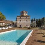 View of pool and Castle
