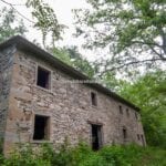 External view of water mill Pieve Santo Stefano Tuscany