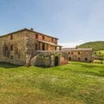 View of Agriturismo and farm in Tuscany