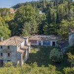 View of property needing renovation in Umbria Italy