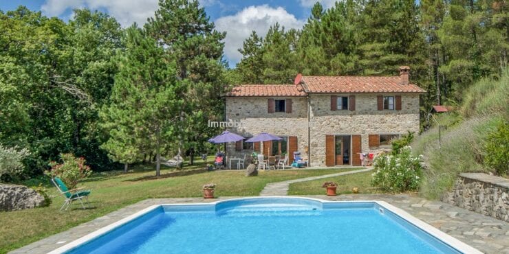 SOLDCaprese Michelangelo villa with pool