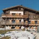 External view of Cortina Italy ski chalet