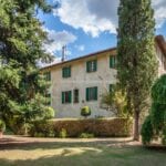 External view of Mansion style villa San Giustino. Umbria Tuscany border.