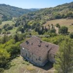 External view of restored farmhouse - Montone Umbria