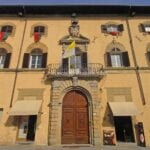 View from Piazza Torre di Berta of Sansepolcro apartment for sale