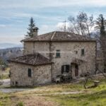 External view of farmhouse in Tuscany for sale