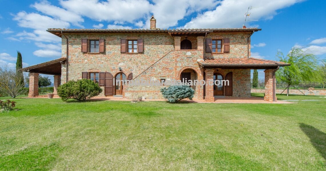 Recently Built House In Tuscany