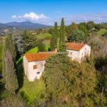 View of Tuscan houses