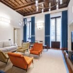 Internal view of luxury 2 bedroom apartment in Florence Tuscany Italy