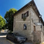 External view of 2 bed apartment in Sansepolcero Tuscany Italy