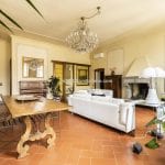 Internal view of luxury apartment in Arezzo Tuscany Italy