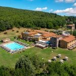 External view of San Gimignano, Tuscany, Italy hotel for sale