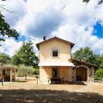 View of Italian villa for sale near Umbertide, Umbria
