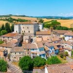 View of castle and hamlet - redevelopment opportunity Acquasparta Umbria Italy