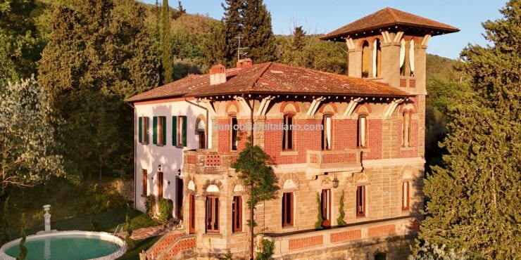 Liberty style Villa Tuscany