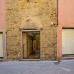 External view of commercial property in Sansepolcro Tuscany Italy