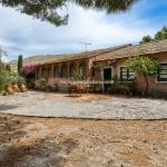 View of farmhouse of farm for sale with vineyard and olive grove Cattolica Eraclea Agrigento Sicily Italy