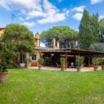 View of villa for sale near Pisa and airport, Tuscany Italy