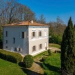 External view of villa home near Capannoli and Pontedera in Tuscany Italy