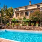 Villa and pool view of development property Jesi Marche Italy
