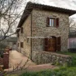 View of farmhouse, Greve in Chianti Tuscany Italy