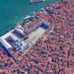 Aerial view of Venice Italy home for sale
