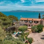 View of villa and sea