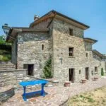 View of 3 bed restored farmhouse in Tuscany
