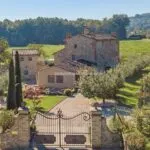 View of property for sale Anghiari Tuscany