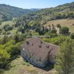 External view of restored farmhouse - Montone Umbria