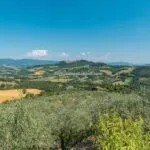 View of Golf development project Todi Umbria