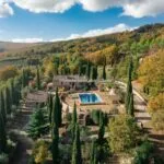 View of Organic olive farm Agriturismo Umbria for sale