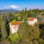 View of Tuscan houses