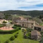 View of Tuscan Agriturismo complex