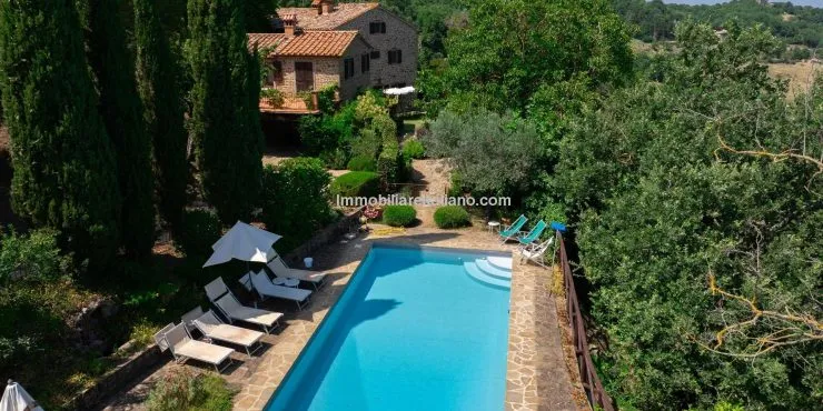 Restored property with pool