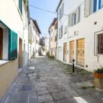 External view of Tuscan townhouse home