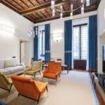 Internal view of luxury 2 bedroom apartment in Florence Tuscany Italy