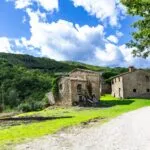 View of Umbrian rural hamlet