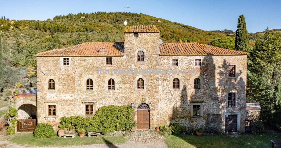 Farmhouse with pool, land and vineyard