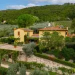 Aerial view of Fiesole Boutique Winery in Tuscany.