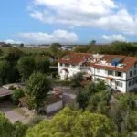 View of Tuscan seaside villa near Marina di Pisa