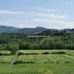 View of Tuscan farmland