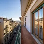 Terrace view from Florence city centre property, Tucany Italy