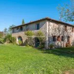 External view of farmhouse for sale Gaiole in Chianti Siena Tuscany Italy