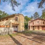 View of villa and guesthouse, fixer upper property, Arezzo Tuscany Italy